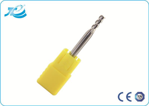Four Flute Powdered Metal End Mills For Aluminium Milling Tungsten Alloy