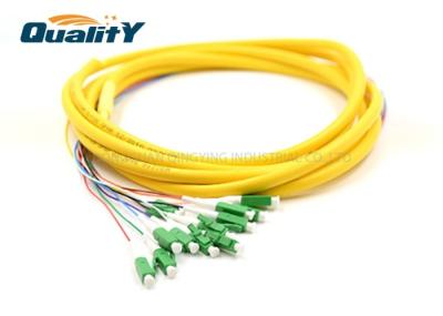 12 Strand Single Mode Fiber Optic Cable Diameter 0.9 / 2.0 / 3.0mm