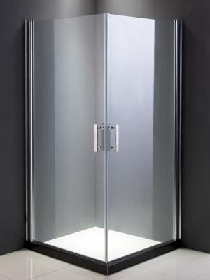 800x800x1900mm 2 tomou partido cerco de vidro Frameless do chuveiro