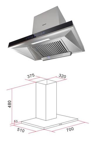 O fogão de cozinha padrão europeu 304 430 da casa autentica de aço inoxidável e de vidro