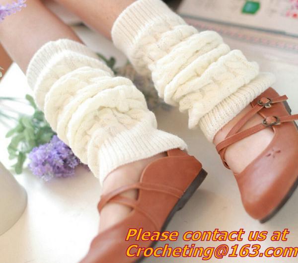 women knit boot cuffs acrylic cable pattern lace boot socks buttons leg warmers bontique