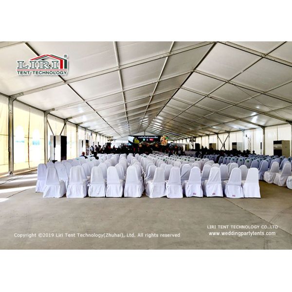 20m Big Aluminum Outdoor Exhibition Tents Frame Retardant DIN 4102 B1