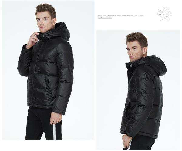 Eco Feather Mens Down Coat Oilproof Casual Winter Mens Jackets