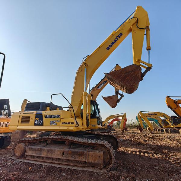 Komatsu PC450-8 Used Large Excavators 45 Tonnage 2.1m3 Capacity Bucket