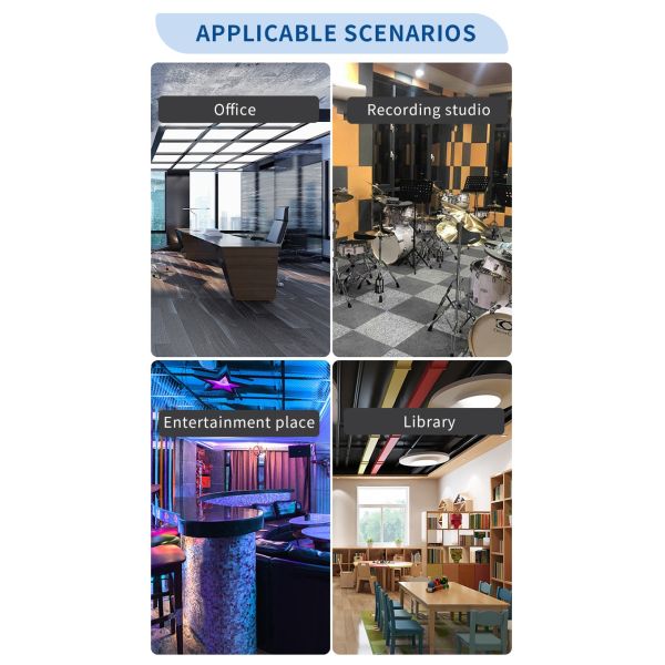 Office Building Soundproofing Solution Modern Design Music Studio Foam