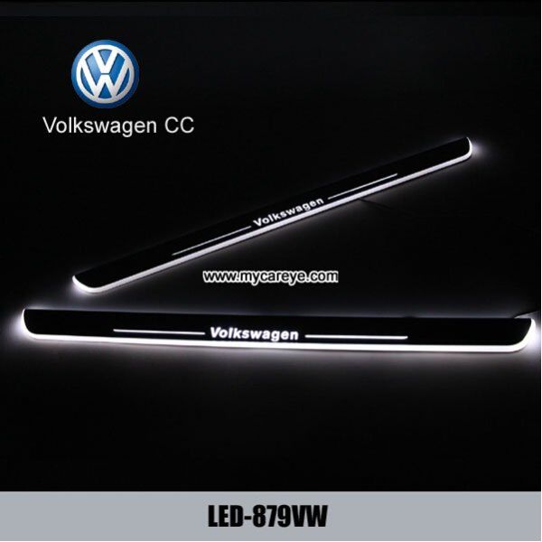 Volkswagen VW CC LED lights side step car door led sill auto scuff light