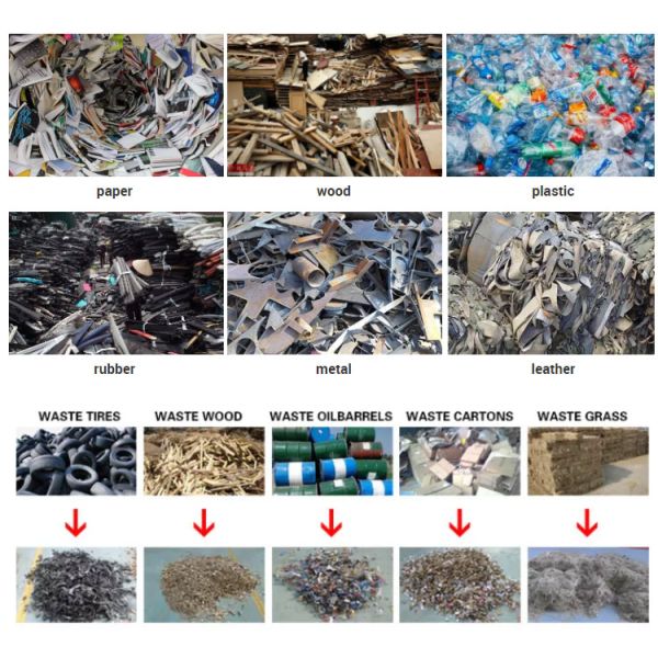 Car Seat Shredder Industrial Double Shaft Shredder Waste Wood Plastic Double Shaft Shredder Machine Metal Crusher Machine