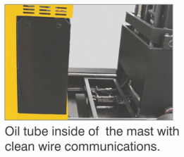 Seated Type 1 Ton Electric Reach Fork Truck Counterbalanced For Warehouses