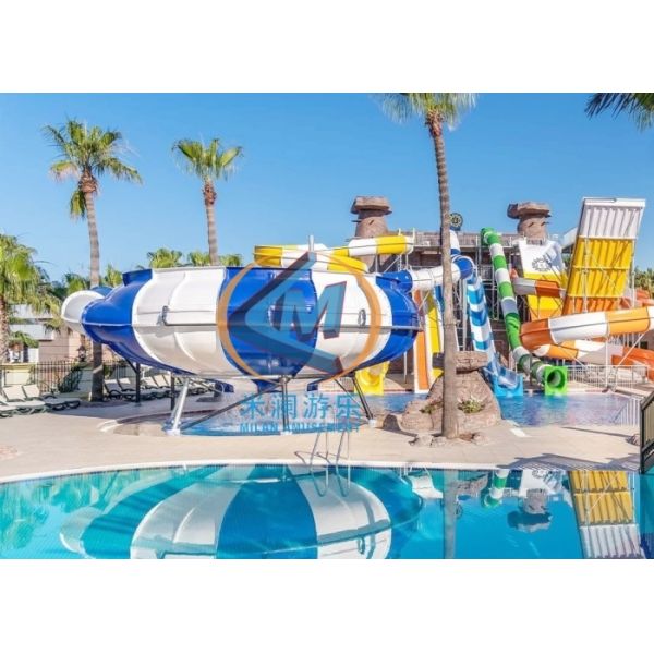 17.5M Height Water Amusement Park Equipment Super Bowl Adult Big Slide