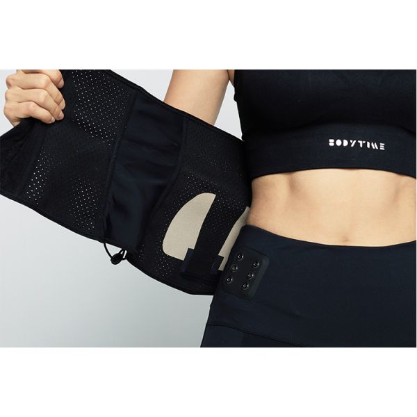 Прибор фитнеса Microcurrent пригодный для носки EMS резинового жирного горящего waistband