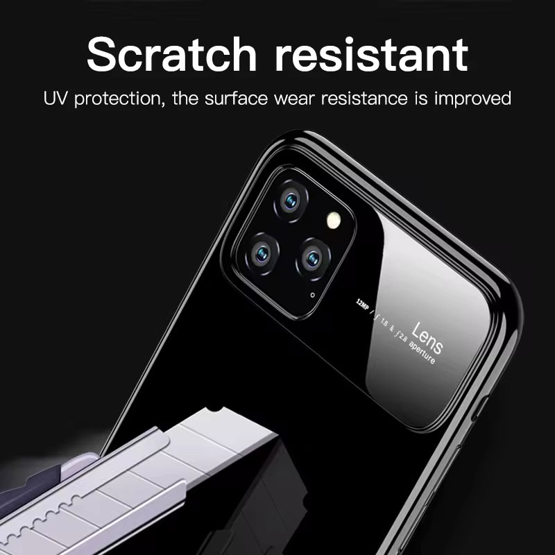 Ultra-Thin Mirror Lens PC Protective Case for iPhone 13 Pro Max & 13 Mini Mobile Phone Back Cover Cases