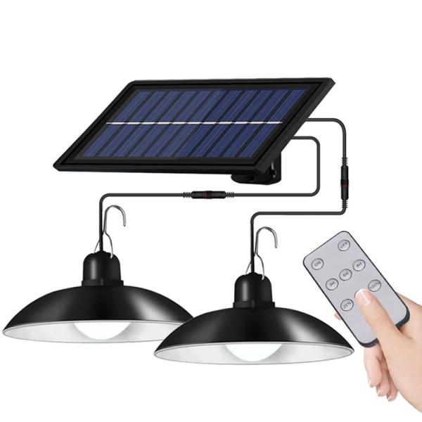 Split Solar Light Remote LED Lights with Extension Outdoor Waterproof Wall Lamp Sunlight Powered Lantern for Garden Street