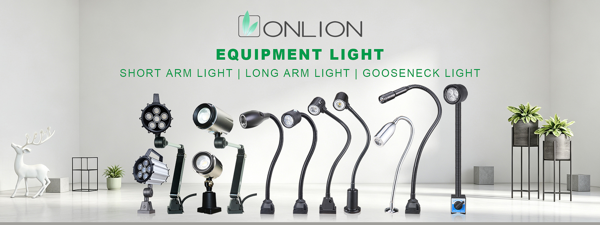 ONN-M2S Multi Angle Flexible Arm Work Lights IP65 COB CNC Machine Work Lights