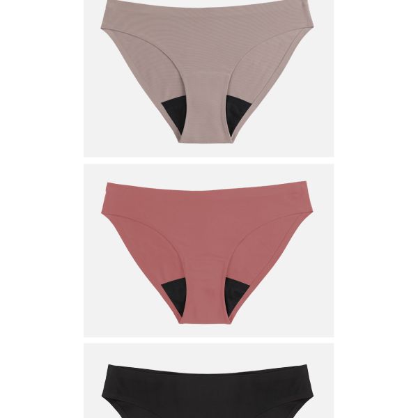 S-XL Leakproof Period Panties Underwear Seamless Leopard Knitted Ice Silk