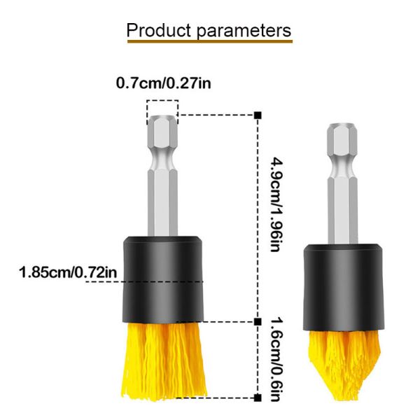2 штуки многофункциональный электрический спин скраббер чистка щетка сверло щетка набор