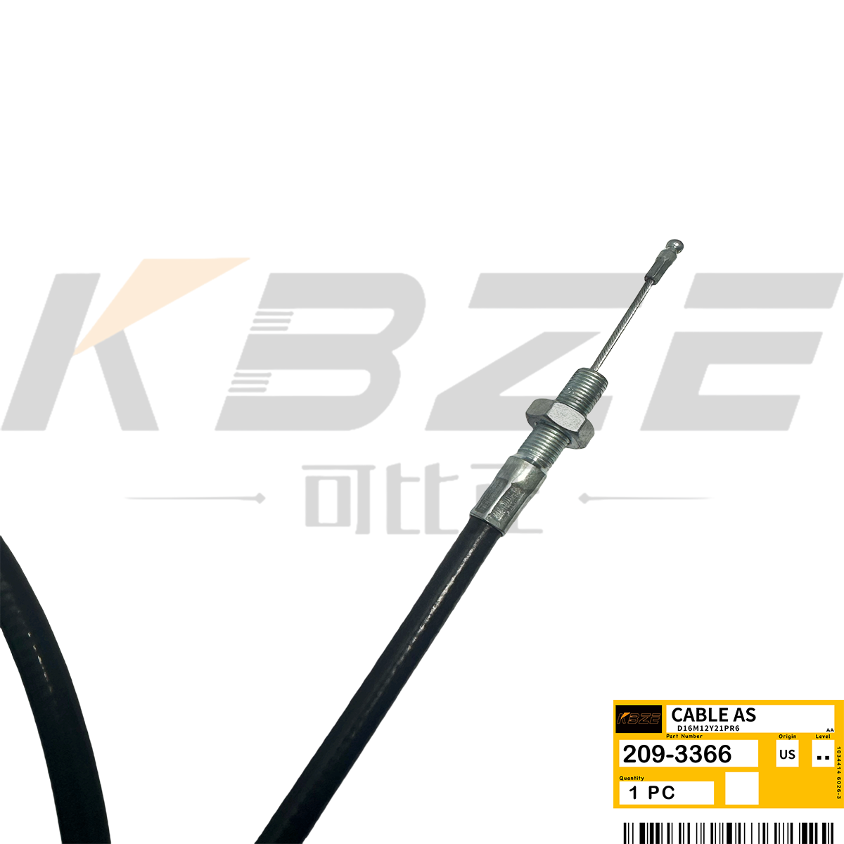 KBZE 2093366 209-3366 ACCELERATOR CABLE FOR CAT 416E 420 428 434 444 BACKHOE LOADER