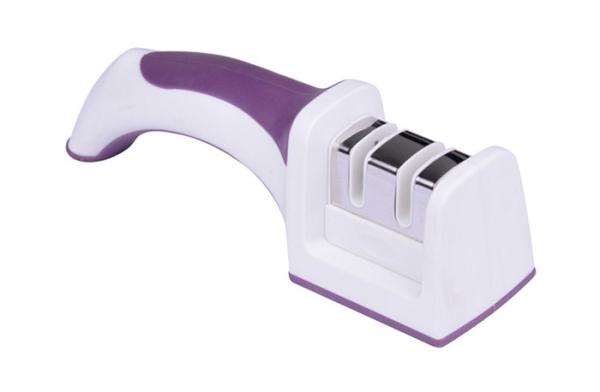 Apontador de faca destacável quadrado do punho com limpeza de Bursh, Innovational roxo