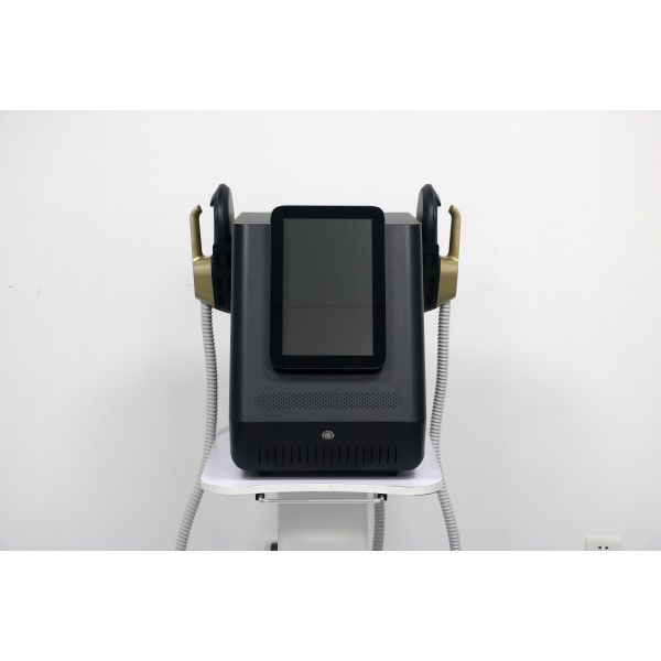 Non-invasive EMS slimming machine, for weight loss, muscle shaping, and fat burning; with four handles for home and commercial use.