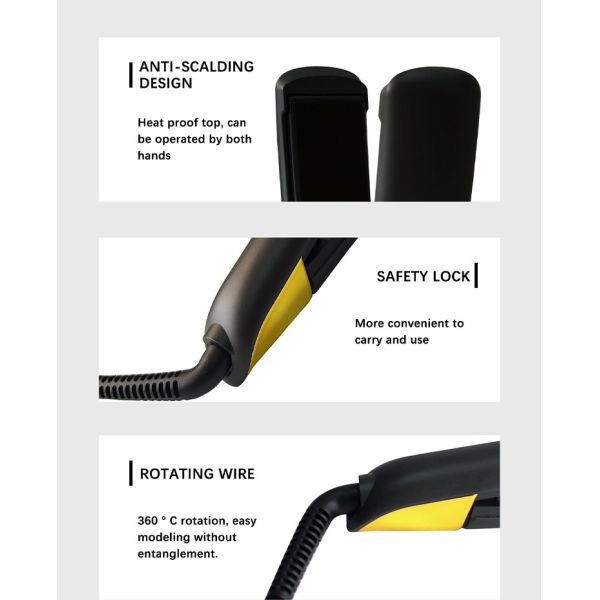 Manual Adjustment Ceramic Hair Straightening Iron Intelligent Type Other Intelligence