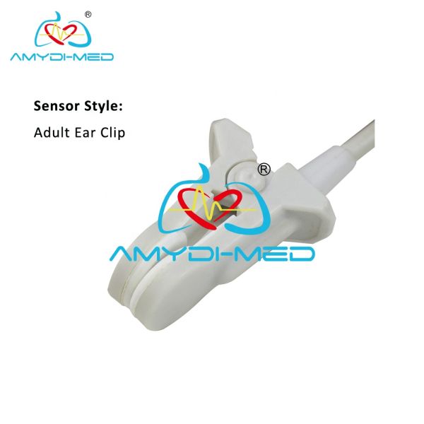 9 Pin Reusable TPU Cables Nellcor Ear Pulse Oximeter OxiMax DS100A