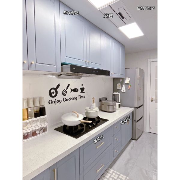 Muebles de diseño moderno Modular Armarios completos Armario de cocina moderno