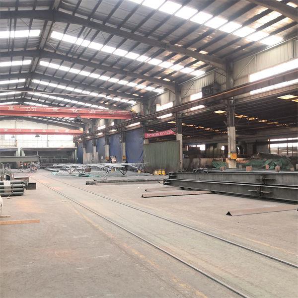 Q355 Welded H Section Steel Structure Workshop Construction Painted