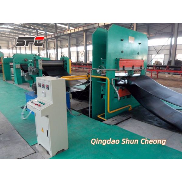PLC Control Conveyor Belt Vulcanizing Machine with 400mm Cylinder Stroke and Customizable Cooling Cycles