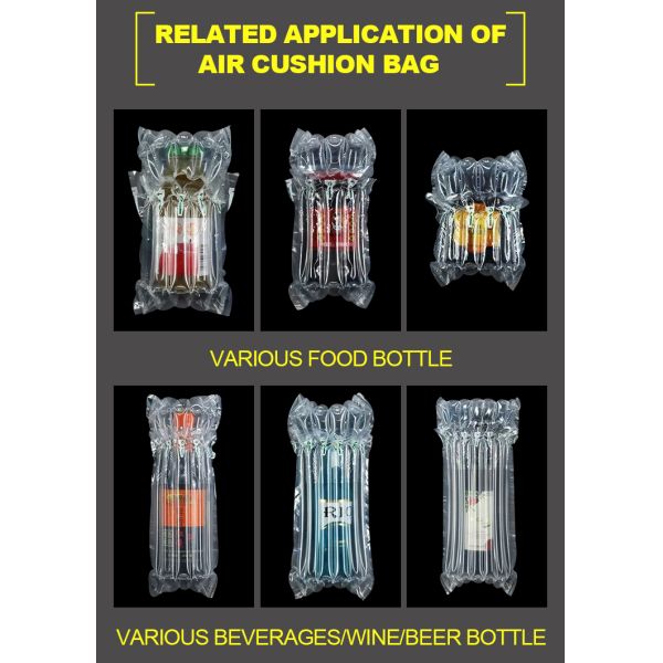 Wine airbag packaging, airbag, U bag, L bag, Q bag, double pack bags, air bubble bag, mailer, roll, toner cartridge air