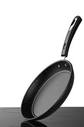 Factory Direct Sale Thickened Black Iron Cooking Frying Pan Medical Stone Nonstick Fry Pan With Lid