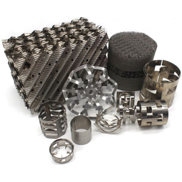 10~50mm Diameter Random Packing 16*16*0.3mm Saddle Ring For Distillation