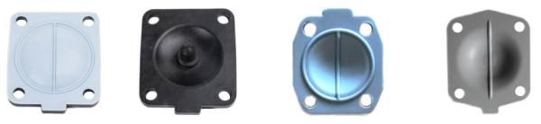 Diafragma composto de PTFE EPDM NBR para a eletrônica, os fármacos, o alimento e indústrias químicas