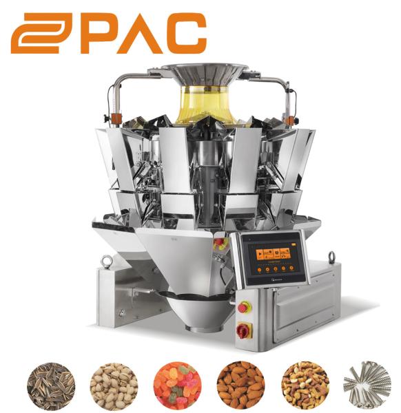 14 Heads IP65 Multihead Weigher Machine For Frozen Strawberry Blueberry