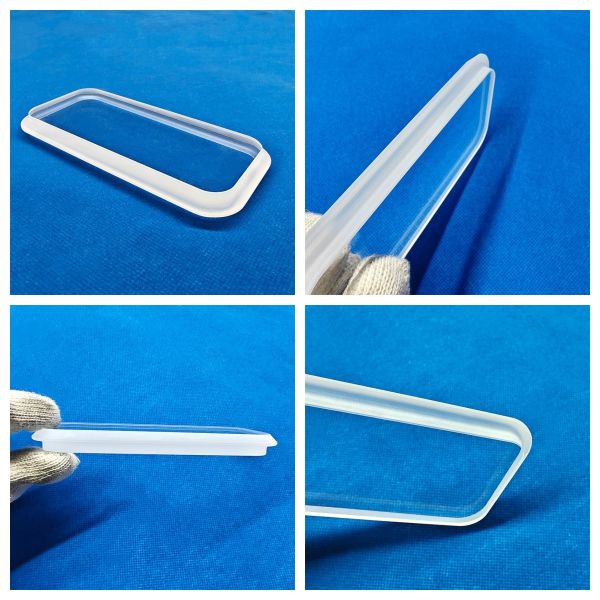 High Temperature Resistant Fused Silica Quartz Glass Plate with 92% Light Transmittance and Customizable Shapes