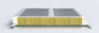 Espessura à prova de fogo impermeável de Rockwool 75mm do painel de sanduíche da isolação