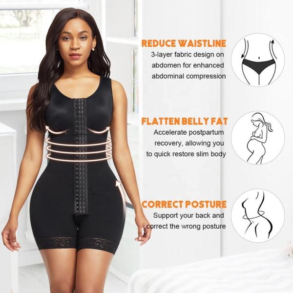 Trainer de cintura respirável de corpo inteiro para mulheres Logotipo personalizado HEXIN Bodysuit