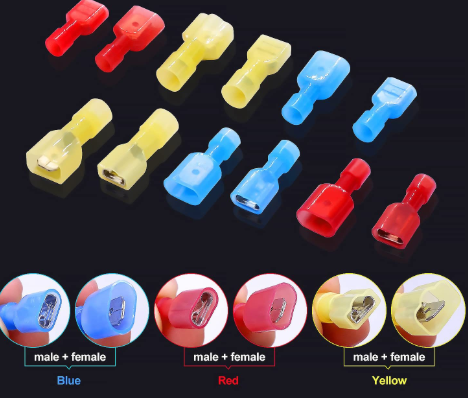Flameretardant Heat Shrink Connector Wiregaugerange 22-10 AWG Electrical Wire Splicing Termination Providing Insulation Protection