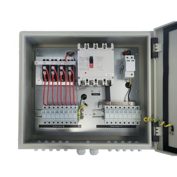 18 in 2out 500vac For Panel Solar Pv Array Combiner Box avoid damage to battery
