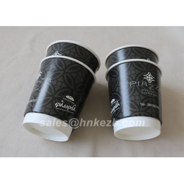 PE Coated Single Wall Custom Printed Paper Cups Die Cutting 12oz Paper Tea Cup