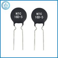 2 termistor limitador actual 18D-5 16D-5 16Ohm 5m m 0.6A del poder de Pin Radial Leaded NTC