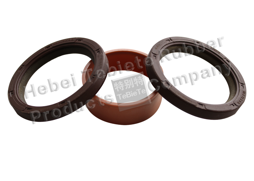 Heat Resistant Rubber Oil Seal Plastic Support 55*72*8mm Good Sealing Performance for Scania