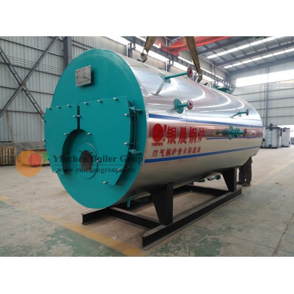 Three Pass Fire Tube Oil Fired Boiler Efficiency / Industrial Heating Boilers