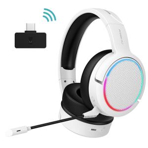 Waterproof 2.4GHZ Wireless Gaming Headset Headphones For Computer Xbox Audio