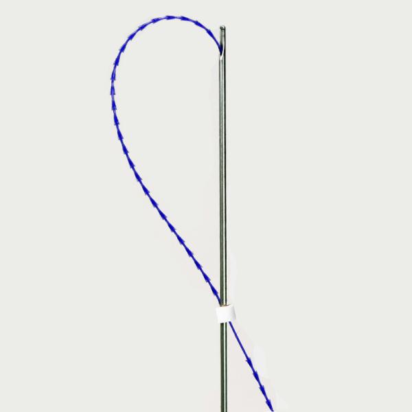 Effective absorbable PDO 4D/3D COG thread with blunt cannula needle