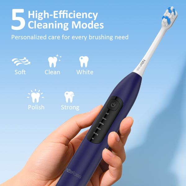 Customized High Quality Portable Travel Electric Toothbrush Type C Rechargeable Sonic Electric Toothbrush