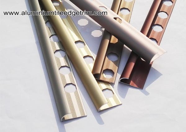Aluminium Alloy Satin Matt Anodized Ceramic Tile Corner Trim For Wall Tile Edge