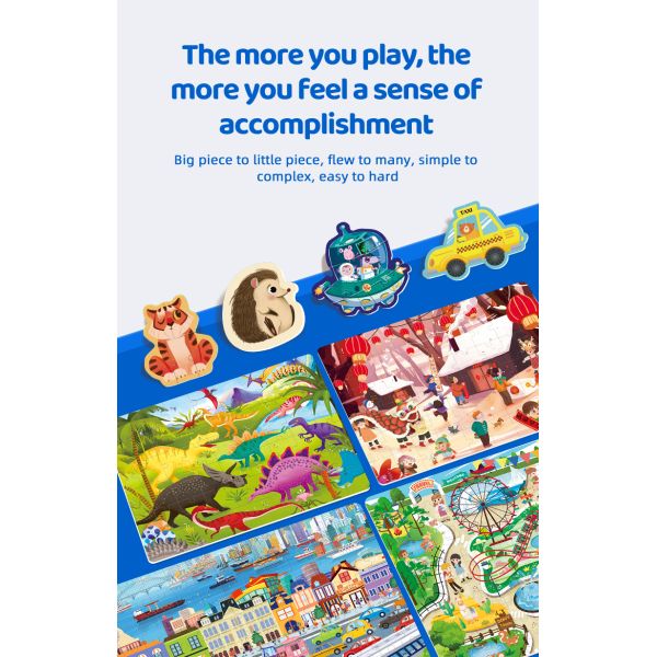 Panda Juniors Level Up Level 1 Animal Toddler Puzzles For Pre School Learning