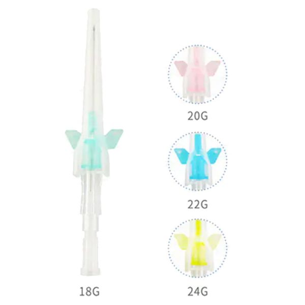 Disposable Puncture Sterile IV Indwelling Needle Hypodermic 18G Butterfly Type