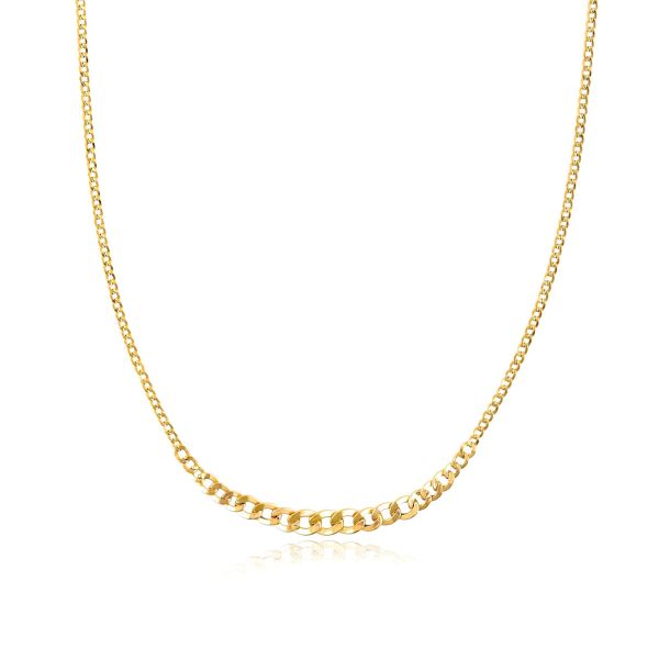 Un seductor collar de oro amarillo de 18 quilates