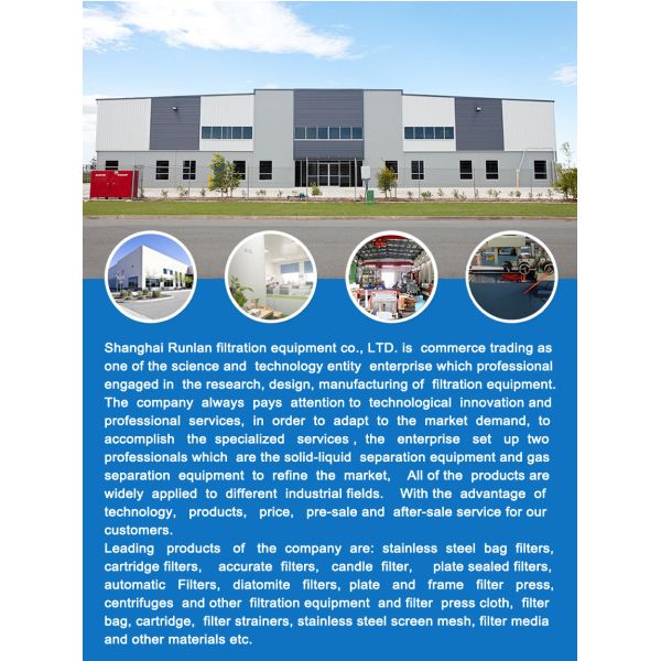 500L-2000L Пропускная способность фильтр для свечей из нержавеющей стали 304/306L для электропластировой промышленности