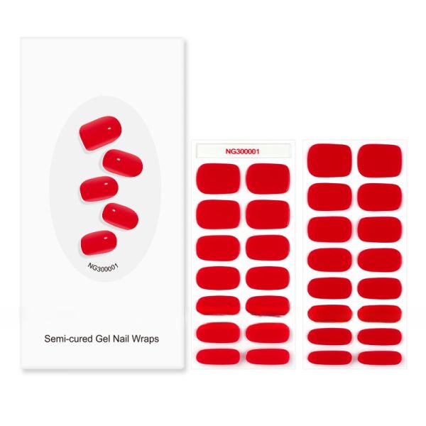 Upgrade Your Nail Game with Eco-friendly Semi Cured Gel Nail Stickers and UV Lamp